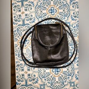 HOBO Black Leather Crossbody Bag